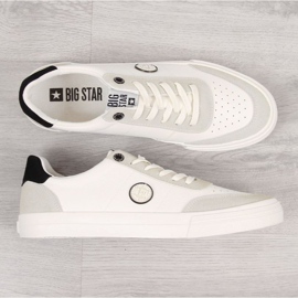 Low-top eco leather Big Star M II174009 white sneakers 2