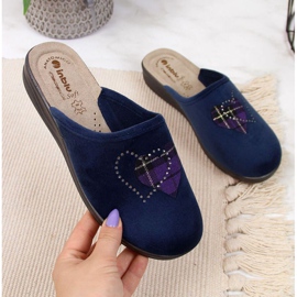 Home slippers Inblu W ARC1 navy blue 1 Home slippers Inblu W ARC1 navy blue 1