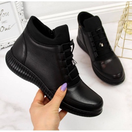 Black insulated boots T.Sokolski W SCA129A 1 Black insulated boots T.Sokolski W SCA129A 1