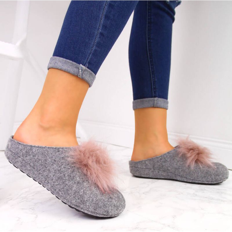 Panto Fino slippers W INT1626B gray grey 2