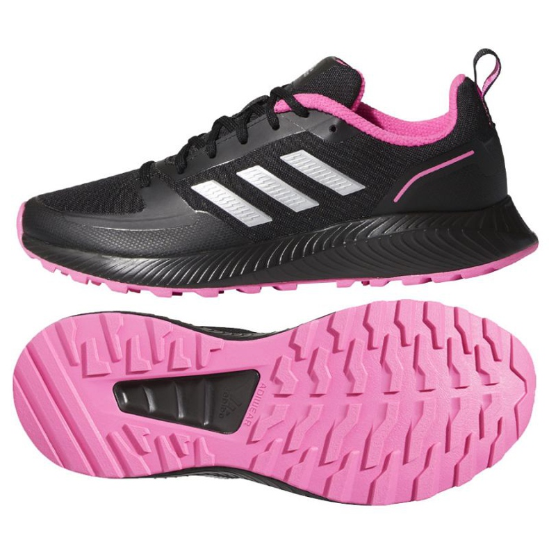 Adidas Runfalcon 2.0 Tf W FZ3585 running shoes black pink 1
