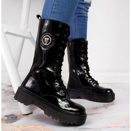 High insulated leather boots Filippo W PAW298 black 2