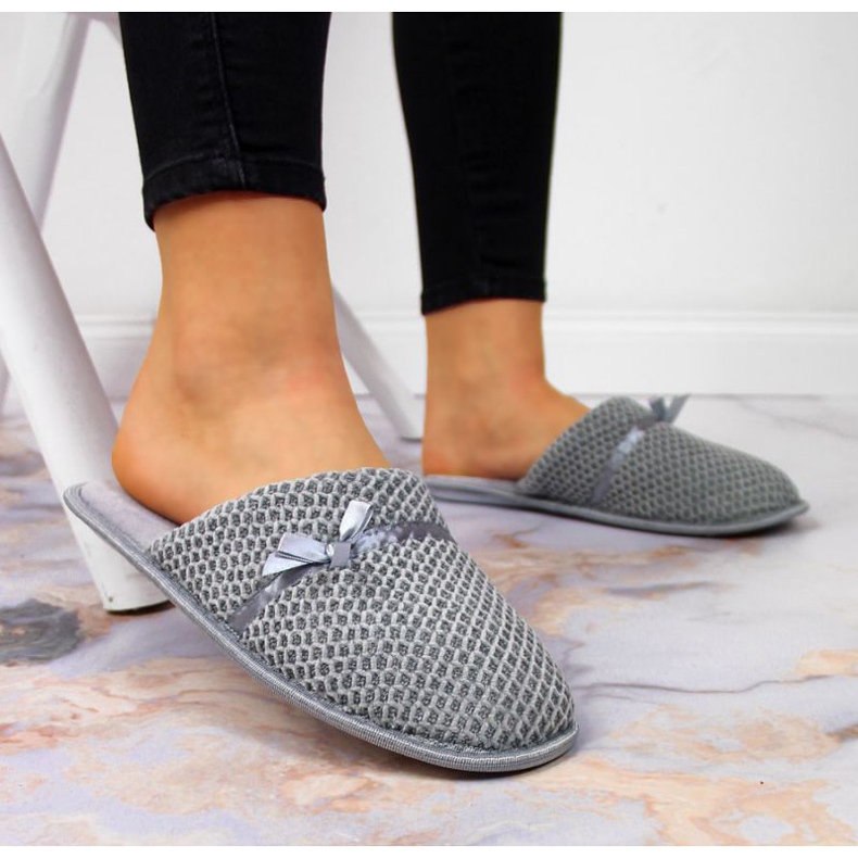 Home slippers News W EVE331B gray grey 2