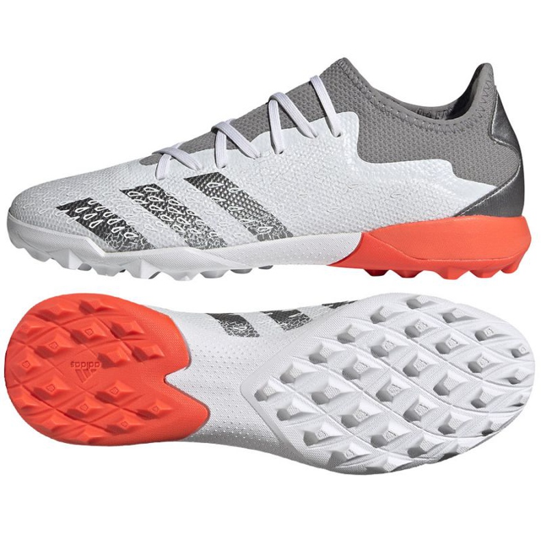 Adidas Predator Freak.3 L Tf M FY6292 football boots white, white, gray / silver white 1