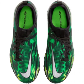 Nike Phantom GT2 Academy Df Tf Sw Jr DM0741 003 football shoes green, multicolored green 1