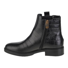 Tommy Hilfiger Croco Look Dressy Flat Boot W FW0FW05348-BDS black 1 Tommy Hilfiger Croco Look Dressy Flat Boot W FW0FW05348-BDS black 1