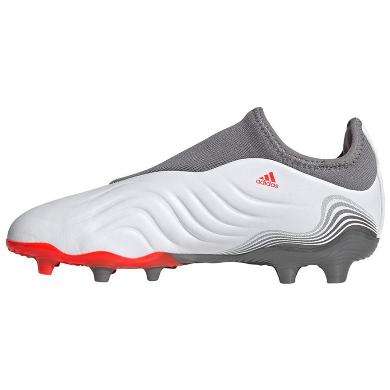 Adidas Copa Sense.3 Ll Fg Jr FY6155 football boots grey, white white 1
