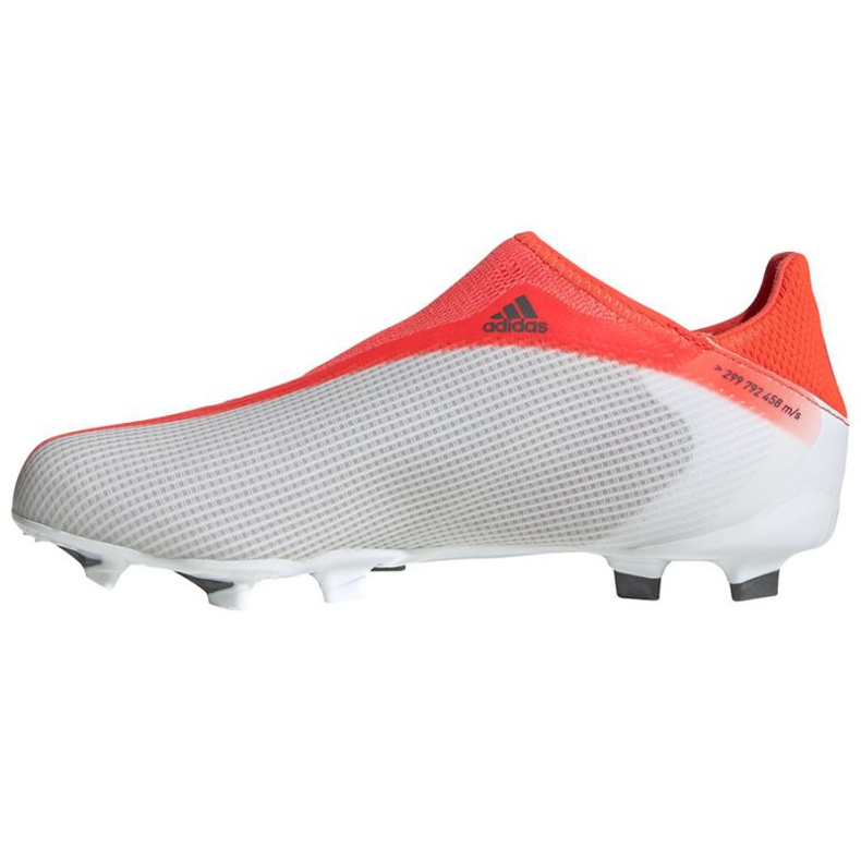 Adidas X Speedflow.3 Ll Fg Jr FY3256 football boots red, white-gray oranges and reds 1
