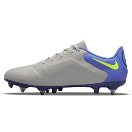 Nike Tiempo Legend 9 Academy SG-Pro Ac M DB0628-075 football shoes grey, blue grey 1