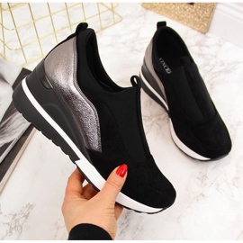 Wedge sneakers W Vinceza WM790B black 1