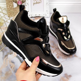 Wedge sneakers Vinceza JAN63 black 1
