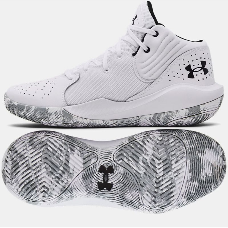 Under Armour Under Armor Jet 21 basketball shoes 3024260 103 white white 1