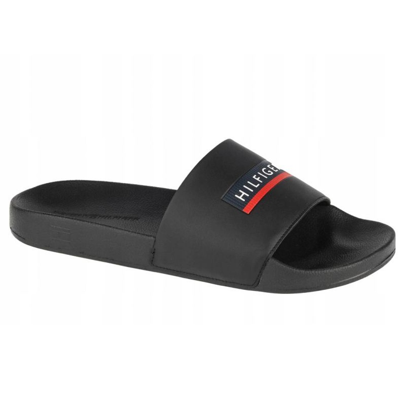 Tommy Hilfiger Seasonal Embossed Pool Slide M FM0FM03792-BDS black 1