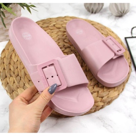 Beach slippers Big Star W FF274A387 pink 1