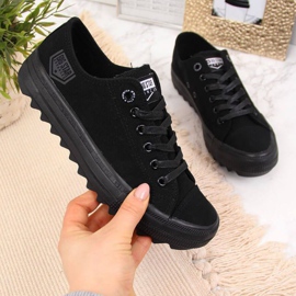 Textile sneakers Big Star W FF274248 black 1