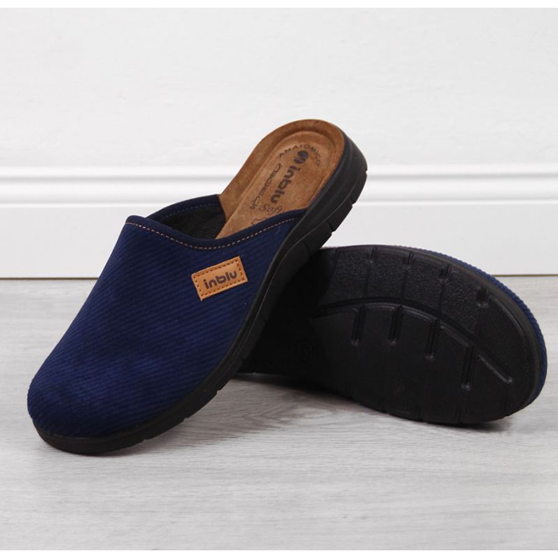 Home slippers Inblu M ARC6A navy blue 1 Home slippers Inblu M ARC6A navy blue 1