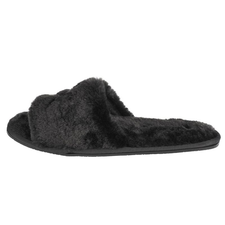 Calvin Klein Slipper Sandal Fur W HW0HW00634-BAX black 1
