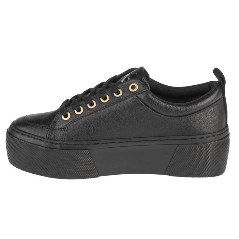 Calvin Klein Vulcanized Flatform Laceup LW YW0YW00366-0GJ shoes black 1