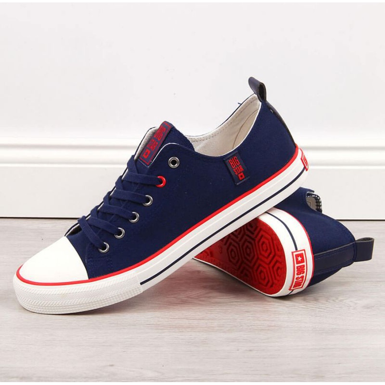 Low-top sneakers Big Star M JJ174060 navy blue 1 Low-top sneakers Big Star M JJ174060 navy blue 1