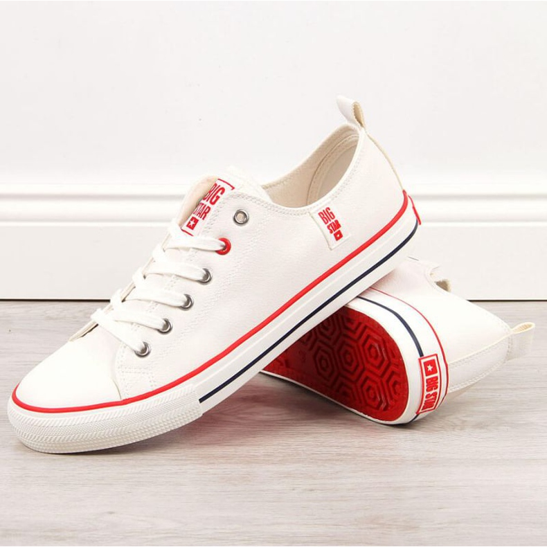 Low-top sneakers Big Star M JJ174069 white 1
