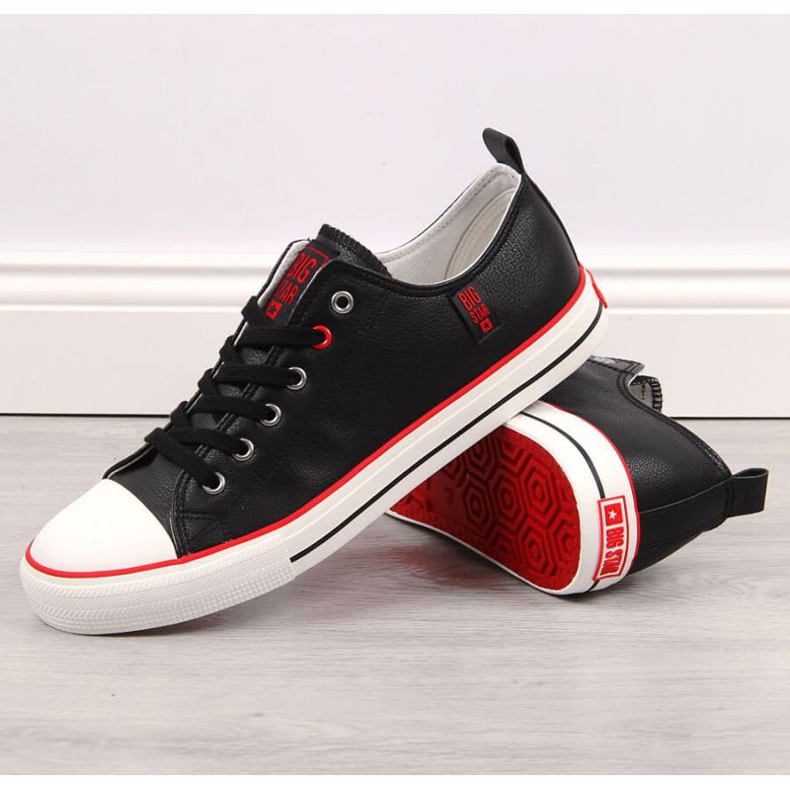 Low-top sneakers Big Star M JJ174068 black 1