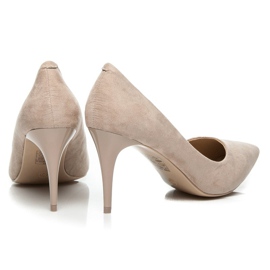 Comer Suede high heels brown 1