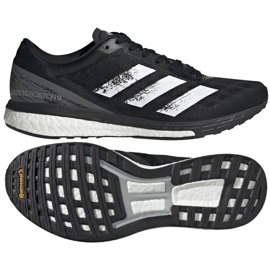 Adidas Adizero Boston 9 M GY6547 running shoes white black 1