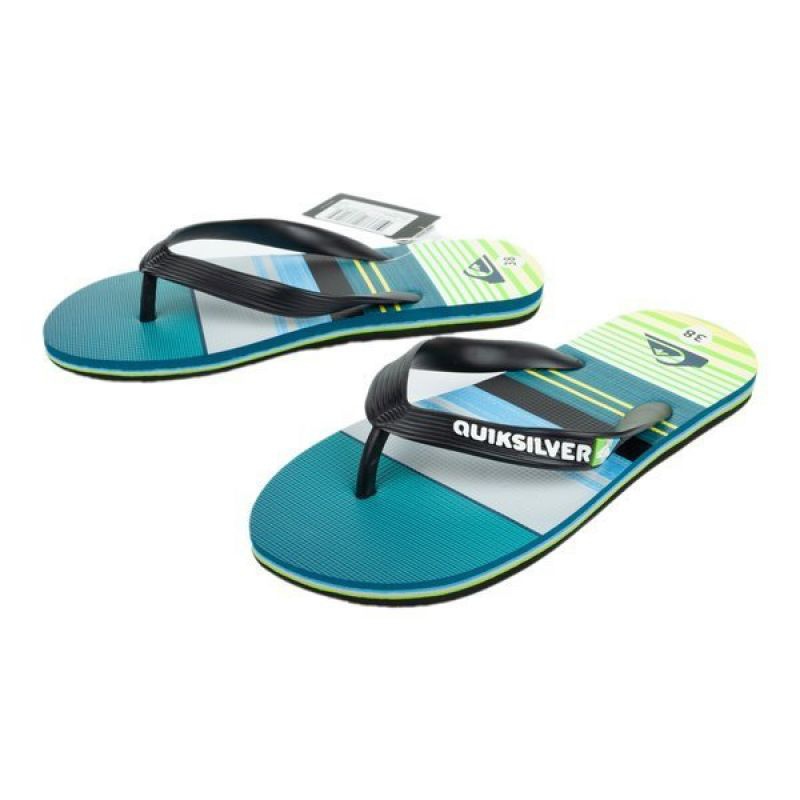 Quiksilver Flip flops W AQBL100235 XKGS black blue green KeeShoes