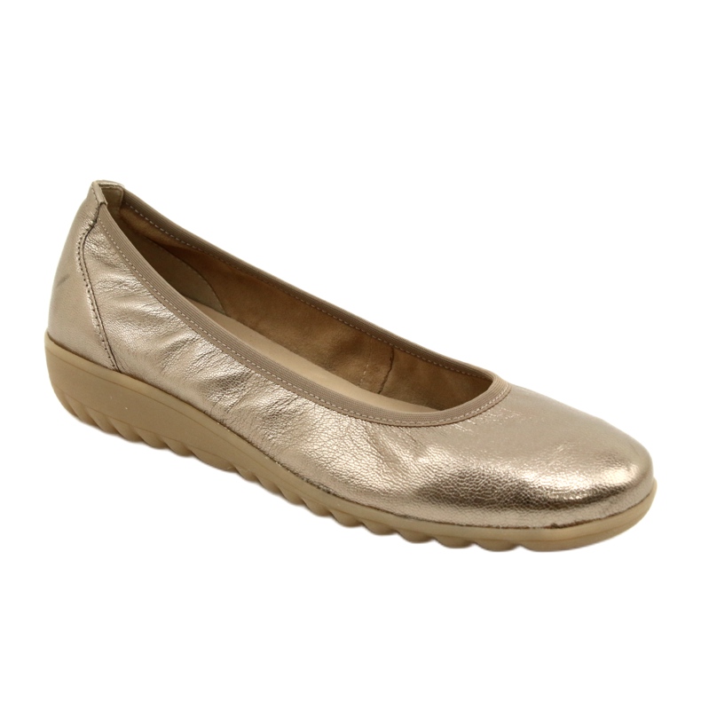 Caprice Ballerina Taupe Metallic 9-22161-28 beige multicolored golden 3