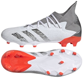 Adidas Predator Freak.3 Fg M FY6276 football boots grey, white white 1
