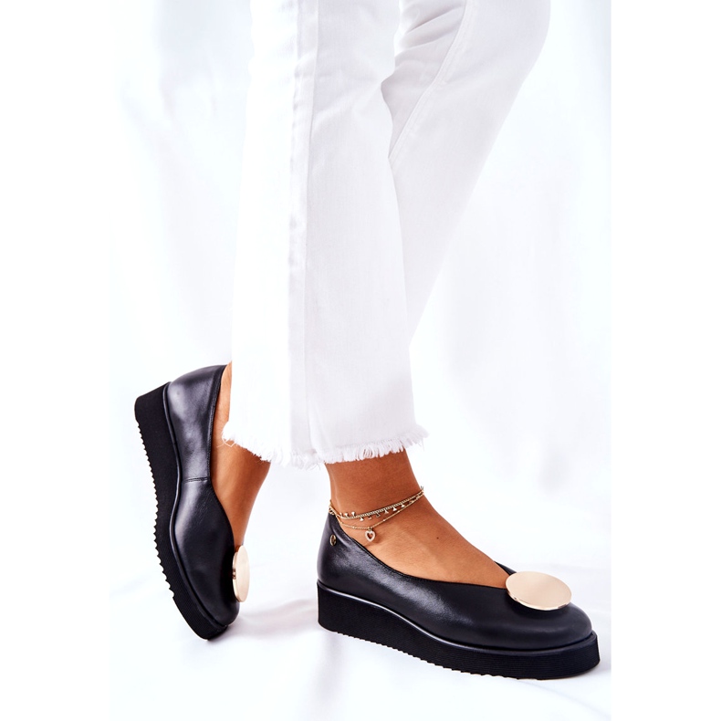 Ballerina Shoes On The Platform Maciejka Black 5315B-01 1