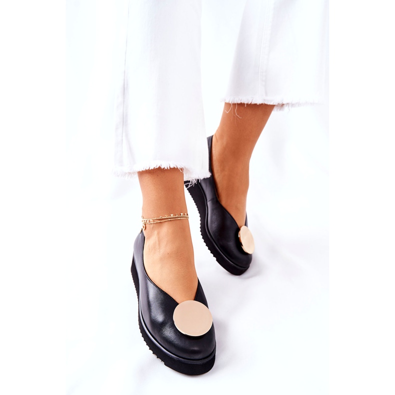 Ballerina Shoes On The Platform Maciejka Black 5315B-01 2
