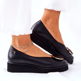 Ballerina Shoes On The Platform Maciejka Black 5315B-01 3
