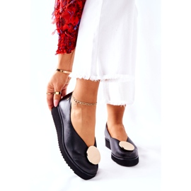 Ballerina Shoes On The Platform Maciejka Black 5315B-01 4