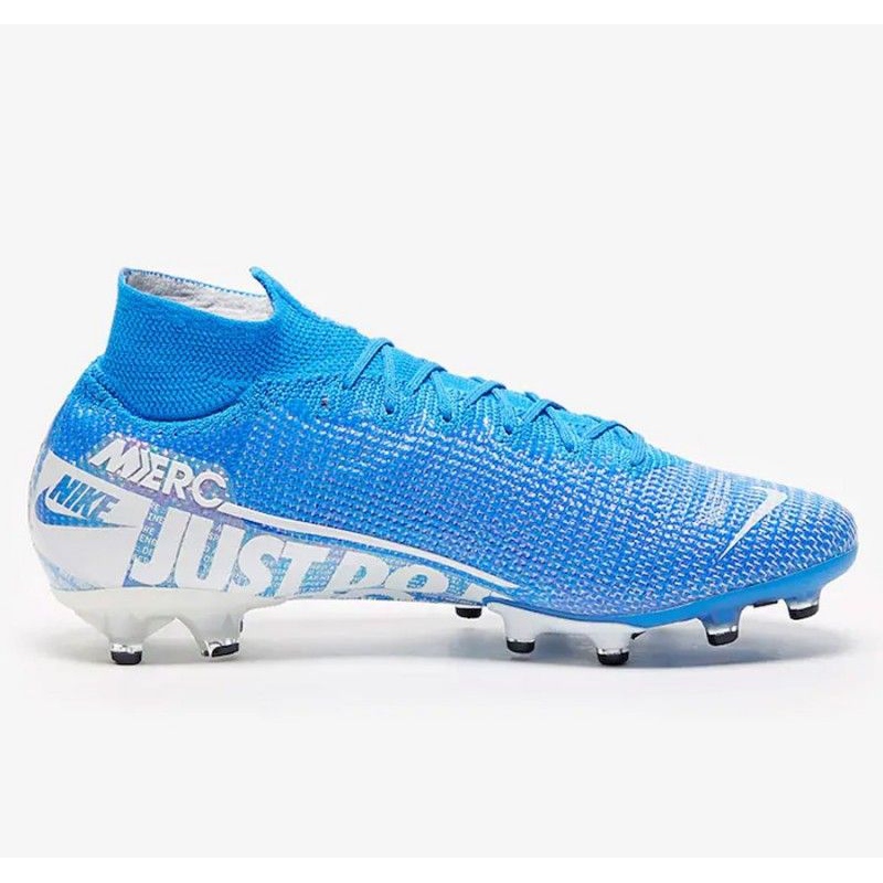 Nike Mercurial Superfly 7 Elite AG Pro Shoes - Blue and White