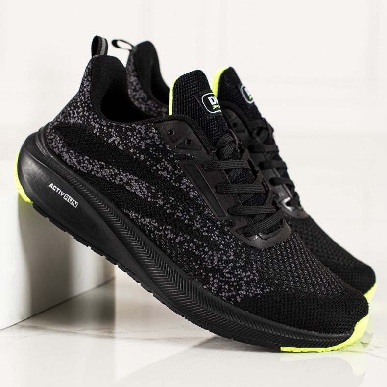 Light DK Sports Shoes black grey 1 Light DK Sports Shoes black grey 1