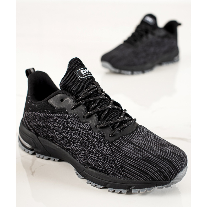 DK Men's Shoes red grey 1