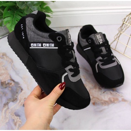 Leather sports shoes Big Star W JJ274284 black 1 Leather sports shoes Big Star W JJ274284 black 1