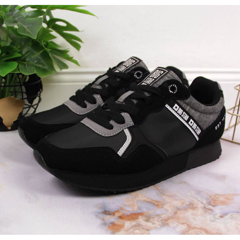 Leather sports shoes Big Star W JJ274284 black 2 Leather sports shoes Big Star W JJ274284 black 2