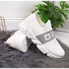 Slip on sports shoes Big Star W JJ274297 white 2 Slip on sports shoes Big Star W JJ274297 white 2