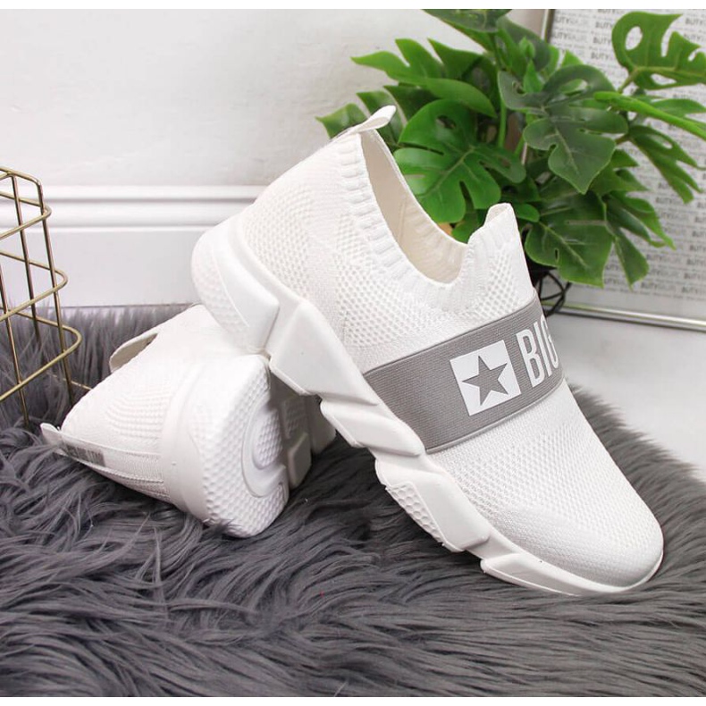 Slip on sports shoes Big Star W JJ274297 white 2 Slip on sports shoes Big Star W JJ274297 white 2