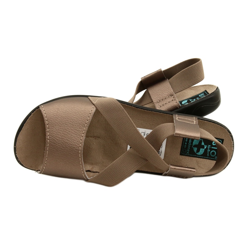 Comfortable women's sandals Adanex SAK36 27190 brown 5