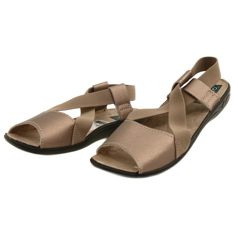 Comfortable women's sandals Adanex SAK36 27190 brown 4