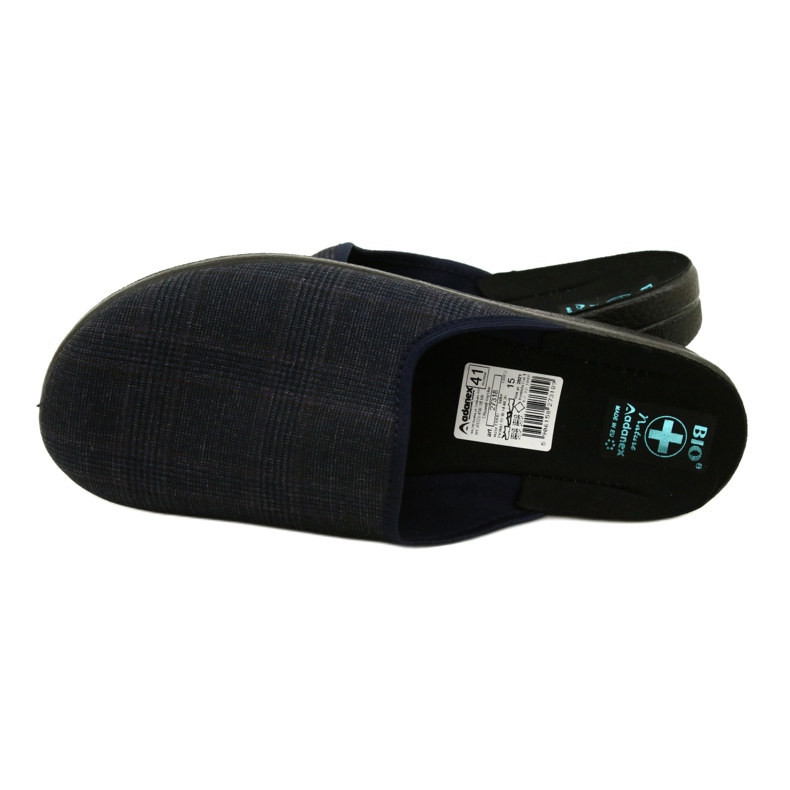 Men's Slippers Slippers Adanex 27318 Per Pedes Checkered navy blue 6