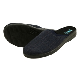 Men's Slippers Slippers Adanex 27318 Per Pedes Checkered navy blue 5