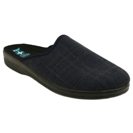 Men's Slippers Slippers Adanex 27318 Per Pedes Checkered navy blue 2