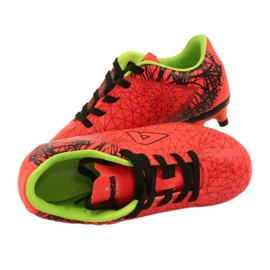 American Club Men's sports cleats American 160701 orange black 6