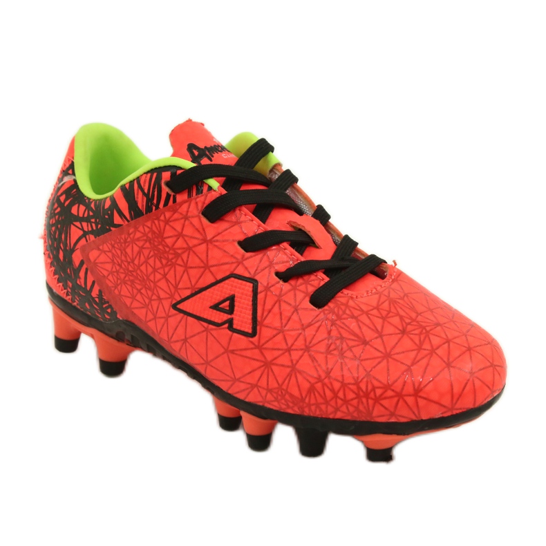 American Club Men's sports cleats American 160701 orange black 1