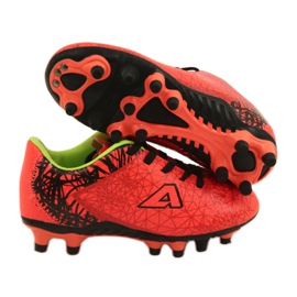 American Club Men's sports cleats American 160701 orange black 5