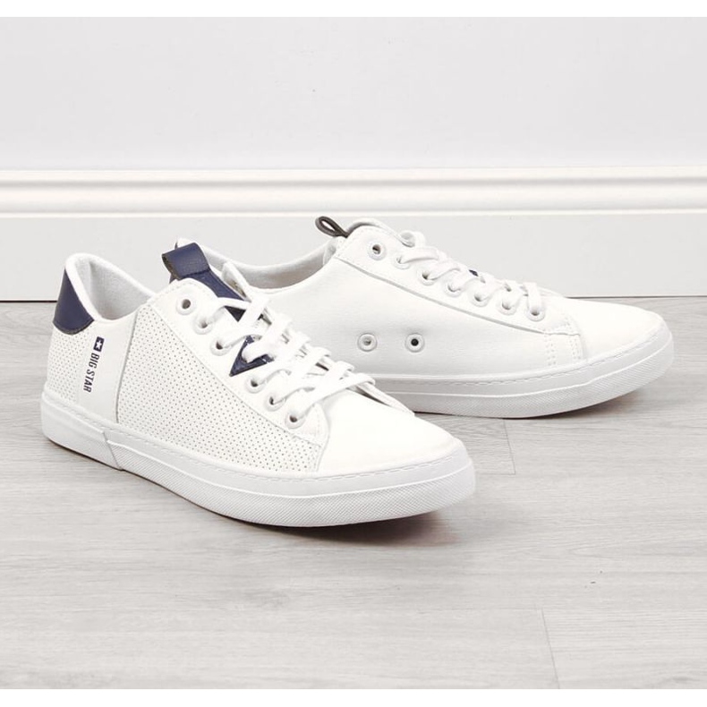 Low-top leatherette Big Star M JJ174226 white 1
